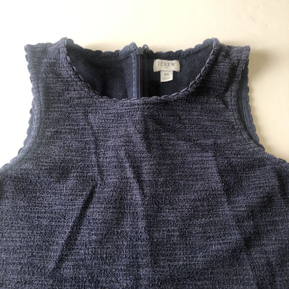 J Crew Women's Textured tank top with scallop trim Size XS - Picture 8 of 12